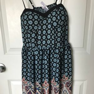 patterned sun dress